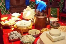 内蒙古的荤食大宴，手刀并用的豪爽吃法，一生必须要体验一次图片