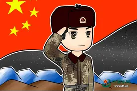 一组兵哥哥的漫画头像真情表白祖国图片