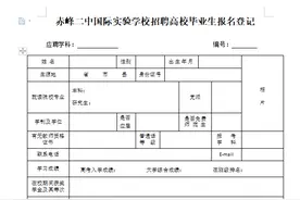 2020年赤峰二中国际实验学校招聘22名教师公告图片