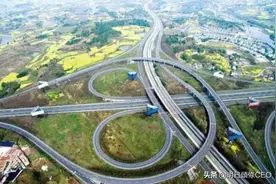自贡绕城高速公路 建设正酣图片