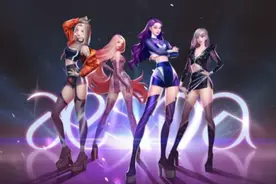 英雄联盟影响力有多大？某女团从服装到场景，全都抄袭KDA图片