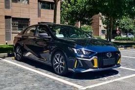 百公里实测油耗6.6L 运动模式可炸街 试驾传祺影豹图片
