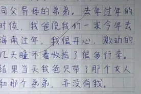 小学生满分作文《孤独》，全文没有"孤独"二字，却看哭了老师图片