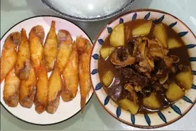 一家三口的午餐，准备一鱼一肉菜，每天不重样，吃出美味吃出营养图片