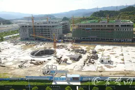 「十堰」张湾区“三馆两中心一广场”项目主体封顶 将转入装修阶段图片
