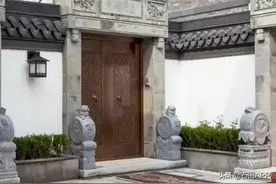这些石材大门，一定有一个身份尊贵的主人！处处彰显威严与气势图片