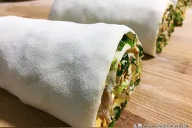 它被称为“春季第一鲜”，维C含量高，搭配豆腐做成菜卷，真解馋图片
