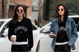 一件黑卫衣=N套搭配，可盐可甜，可酷可飒，真美图片