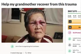 殴打华裔老太反被打伤男子被捕 涉两起袭击六项指控图片