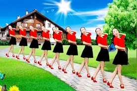 入门32步恰恰《广场舞》经典老歌新跳，时尚优美步子舞附分解视频封面
