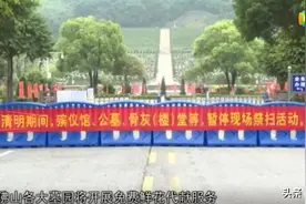 广东：疫情期下的文明祭祀图片