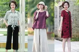 建议中年女人，今年夏天参考这样的穿法，显白年轻，比我想的还美图片