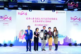 今天，我们创造了一个吉尼斯世界纪录图片