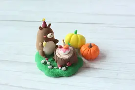 儿童抗菌粘土DIY教程——小熊过生日图片