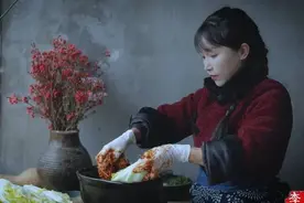 李子柒做泡菜，韩国网友追着骂？中国人：对不起，又让你玻璃心了图片