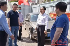 王文才实地调研项目征迁工作图片