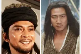 97版和03版乔峰放在一起，音乐一响，吹风机一动，差距就出来了图片