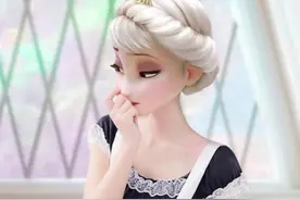 艾莎女王也玩变装秀，JK制服太惊艳，汉服像仙子一般图片