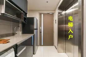 买一梯两户不如两梯两户？电梯直达入户，门口放鞋柜，物业管不着图片