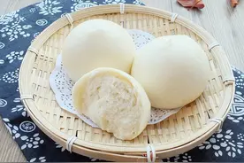 蒸包子和馒头，记住3个诀窍，个个蓬松暄软，关键是不塌陷不死面图片