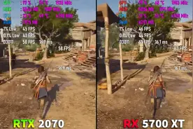 RTX 2070 vs RX 5700 XT 显卡测试对比图片