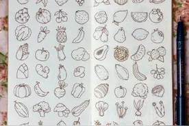一大批萌萌哒手帐常用简笔画干货来袭，童鞋们赶紧画起来！ ​图片