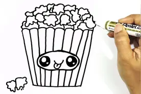 儿童简笔画：幸福爆米花视频封面