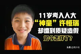 “神童”许恒瑞：11岁考入人大，却遭到质疑造假，如今怎样了？图片
