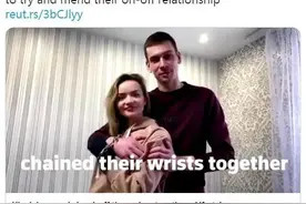 迷惑操作！为测试他们的爱情，一对情侣用锁链锁住彼此4个月！结局令人意外图片