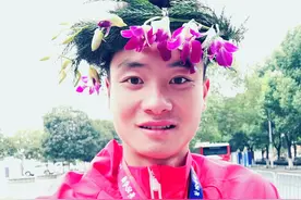 2021湖北·长江超级马拉松精英选手喻桐：可以在家乡的赛道去奔跑图片