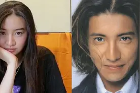 基因强大！光希心美模仿父母旧照一个像爸一个像妈图片