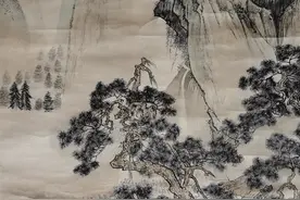 山水画中的云境图片