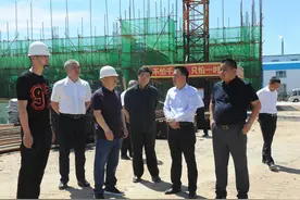 曹智勇率队督导元宝山区2020年新建工业重点项目建设工作图片