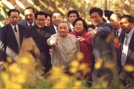 1992年，邓小平南巡与深圳一集团董事长握手，发现他竟是故人之子图片