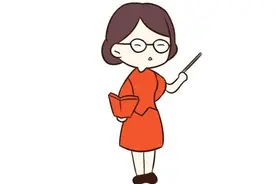 女教师即将退休，却伤心不已图片