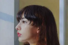 日本画家中上诚章女性人物油画作品精选（图）图片