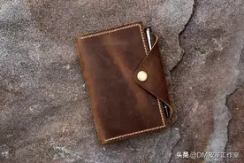 文青的便携手账包——多口袋Field notes疯马皮保护套图片