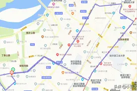 哈尔滨极具特色的公交线路110路公交图片