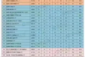 成都公立小学40强图片