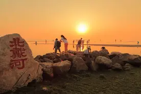 风平浪静北戴河图片