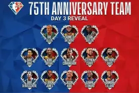 NBA史75大球星——你的美，我不配图片