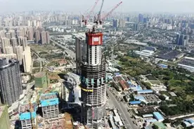 厉害！四川耗资120亿，修建西部第一高楼，高度达468米图片