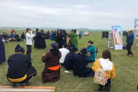 抖音网红达人齐聚草原让布里亚特婚礼“火”了起来图片