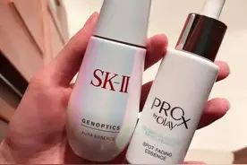 玉兰油小白瓶真是SK-II小灯泡的平价替代？40天半脸实测图片