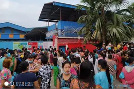 遭数次烧砸的缅甸中企反被污“配合军方诱杀工人”，管理人员：100%谣言！有监控作证图片