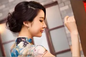 旗袍与发型这么搭配，风格多变，优雅端庄又美丽图片