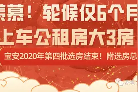 实名羡慕！轮候仅6个月！上车公租房大3房！附选房总结图片