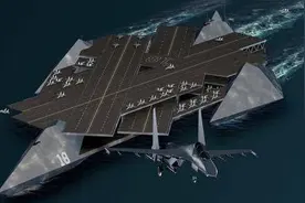 中国桁架式海上浮岛问世，排水量9.4万吨，可作为军事战备机场图片