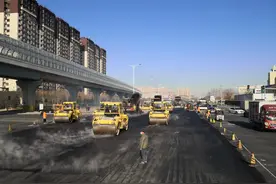 两车道→八车道！大兴区104国道改建工程完工图片