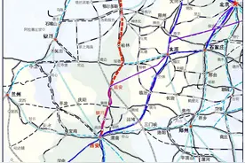 京昆高铁线路，北京到昆明的双线设计，连接西部3大中心城市图片